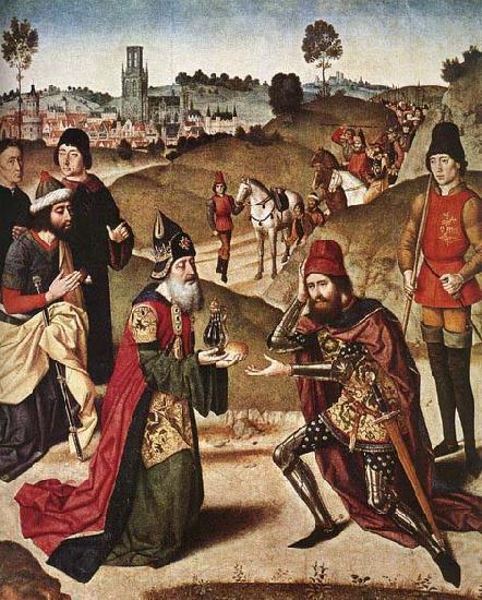 Dieric Bouts The Meeting of Abraham and Melchizedek China oil painting art